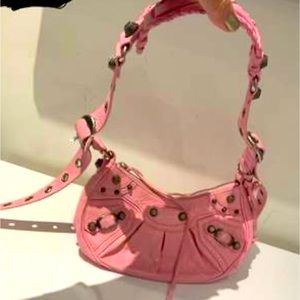 Pink Le Cagole BALENCIAGA mini bag